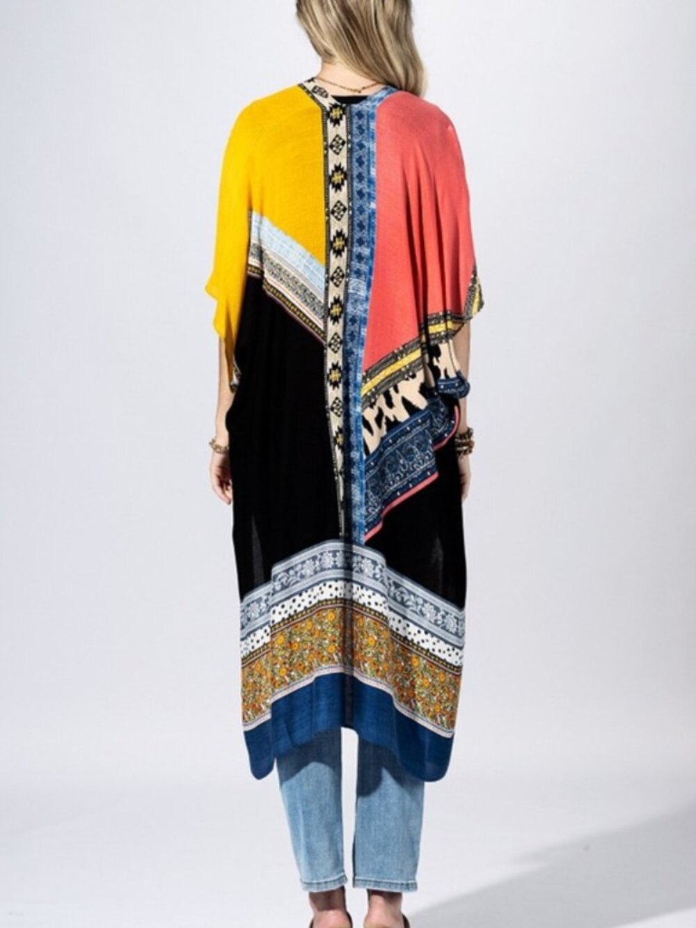 Sienna Patchwork Kimono - Picture 5 of 6